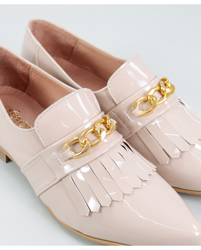 Beges Rasos Ginova shoes with Oranges and Apply Metallic