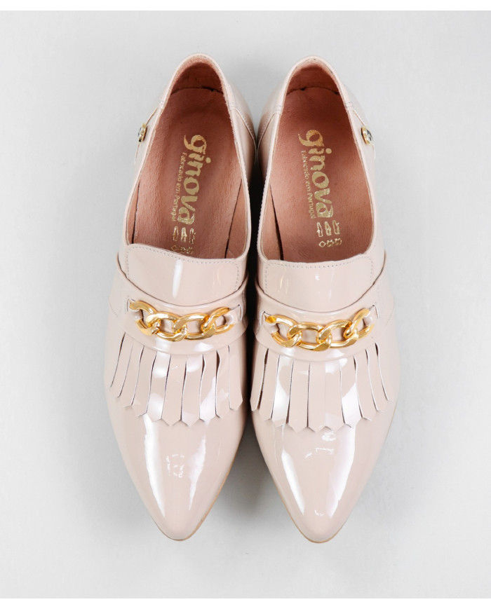 Beges Rasos Ginova shoes with Oranges and Apply Metallic