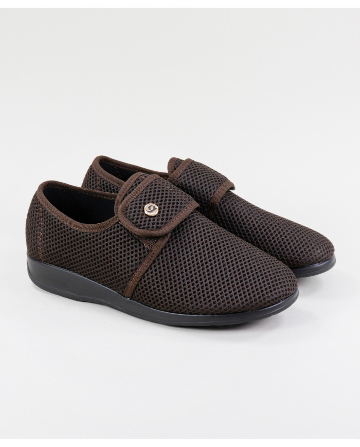 Ladies Velcro Strip Shoes Giconfort
