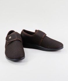 Zapatos Ginova Comfort para mujer en tejido transpirable con velcro