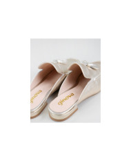 Mules Platinados Ginova de Senhora com Berloques