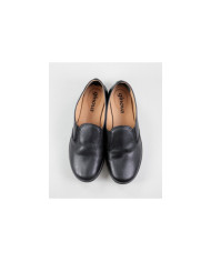 Sapatos Pretos de Senhora Ginova com Costuras