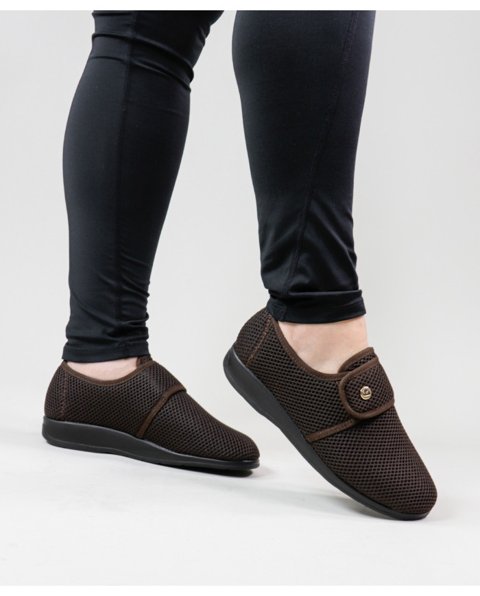 Ladies Velcro Strip Shoes Giconfort