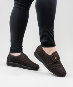 Sapatos com Tira em Velcro de Senhora Giconfort