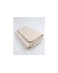 Damas Taupe Wallet con costuras