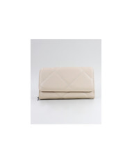 Damas Taupe Wallet con costuras