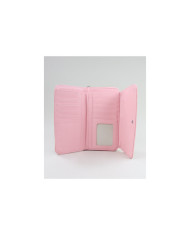 Carteira Rosa de Senhora com Costuras