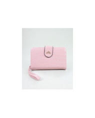 Wallet rosa de mujeres con texturas