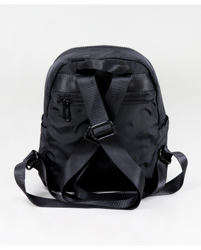 Mochila Preto de Senhora Acolchoada