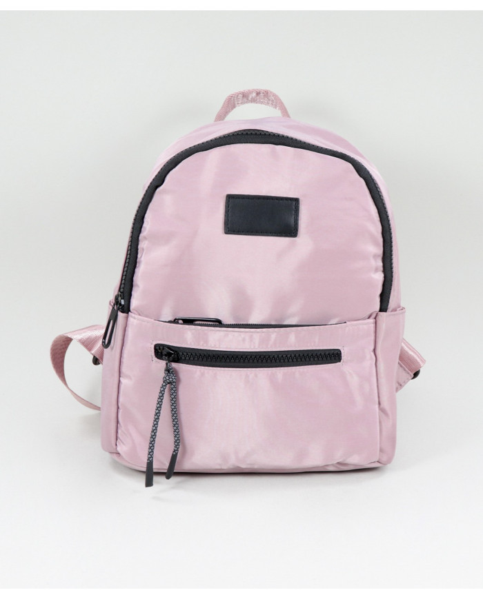 Damas rosa mochila acolchado