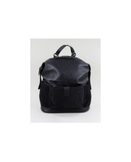 Ladies Black Backpack with Exterior Pockets
