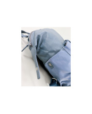 Mochila Azul de Senhora com Bolsos Exteriores