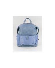 Ladies Blue Backpack with Exterior Pockets
