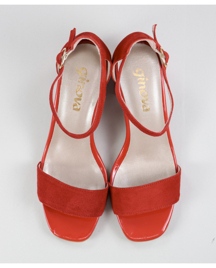 Sandalias Lady Ginova con Detalle de Oro