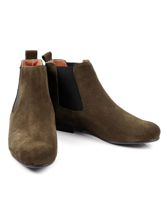 Green Boot Rasa Ginova of Elastic