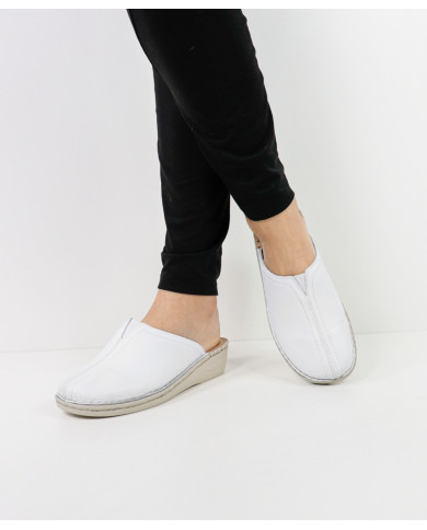White Slippers by Mrs Ginova Comfortable