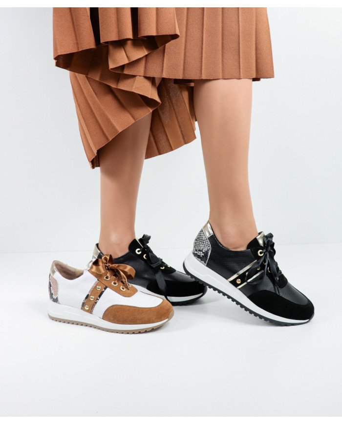 Ginova Women's Trainers with Pearls