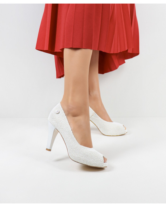 Sapatos Elegantes de Senhora Ginova Abertos à Frente