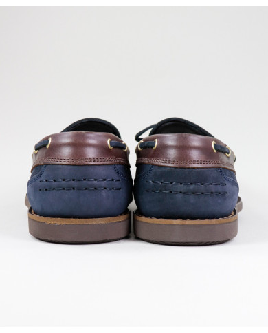 Sapatos de Vela Azuis de Homem Ginova em Pele