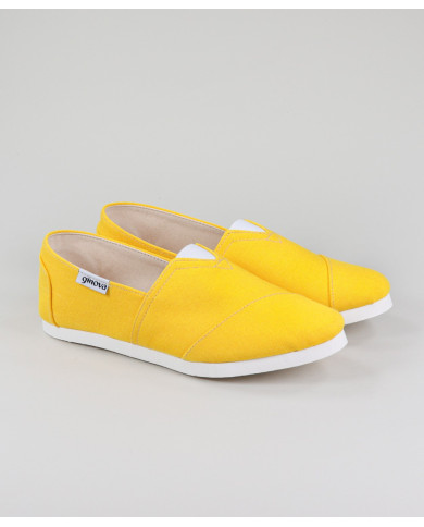 Alpercatas Amarelas de Senhora Ginova with Elastic