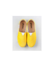 Alpercatas Amarelas de Senhora Ginova with Elastic