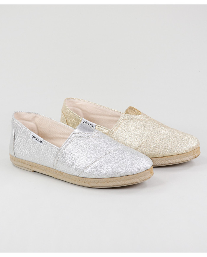 Alpercatas de Senhora Ginova con Brillo