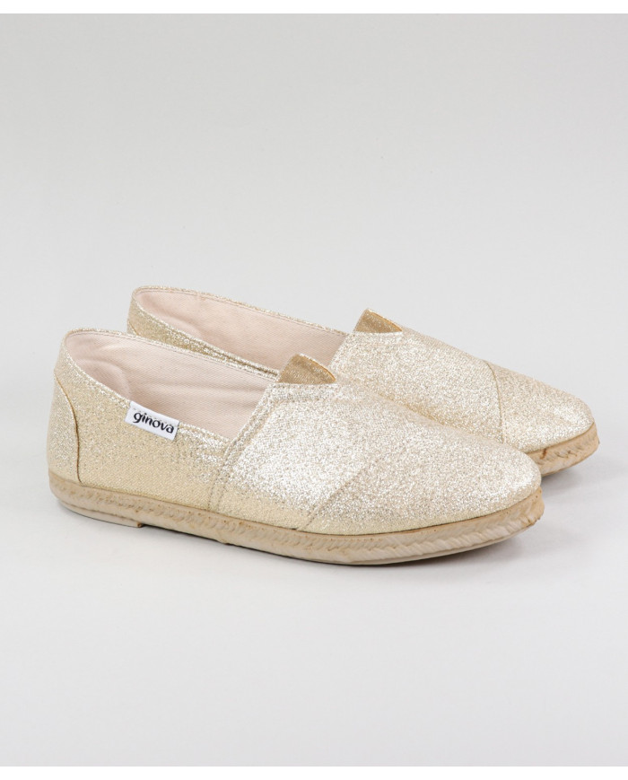 Alpercatas de Senhora Ginova con Brillo