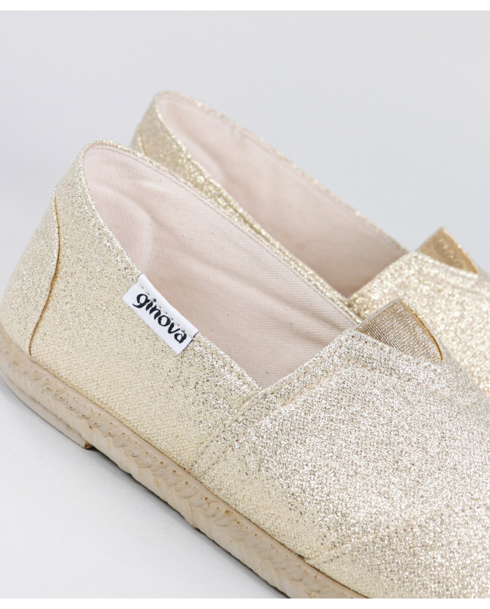 Alpercatas de Senhora Ginova con Brillo