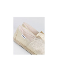 Alpercatas Douradas de Senhora Ginova com Brilho