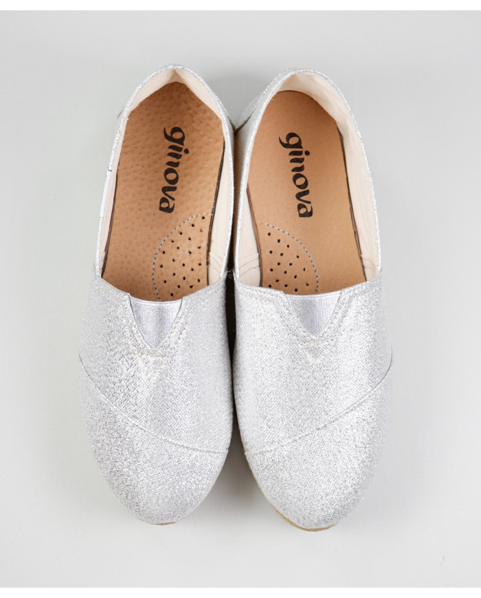 Alpercatas de Senhora Ginova con Brillo