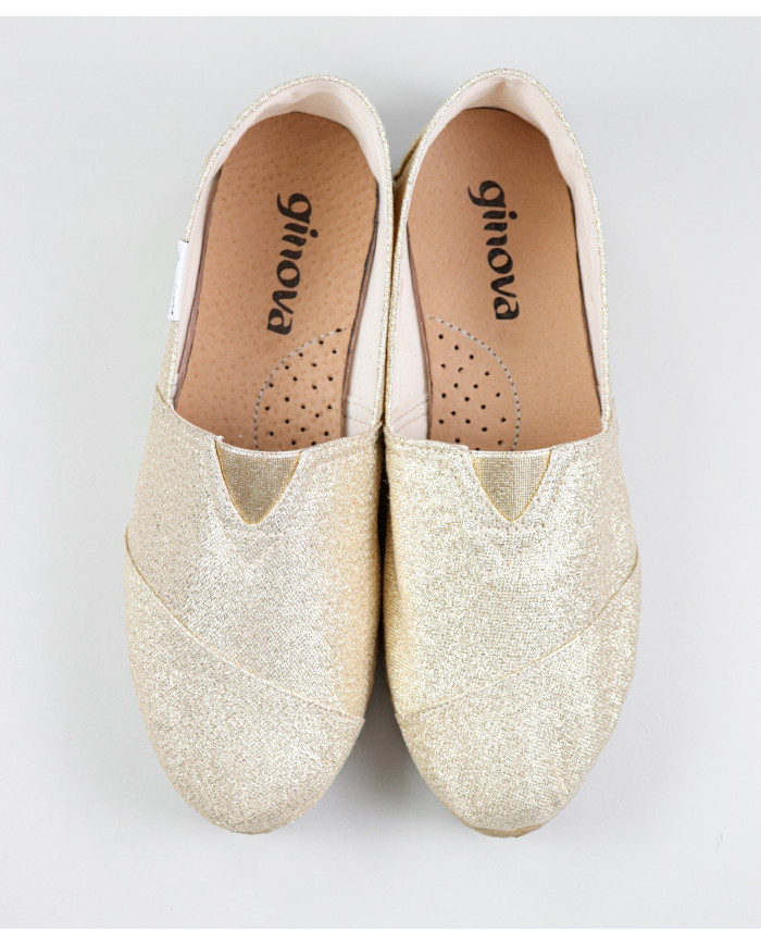 Alpercatas de Senhora Ginova con Brillo