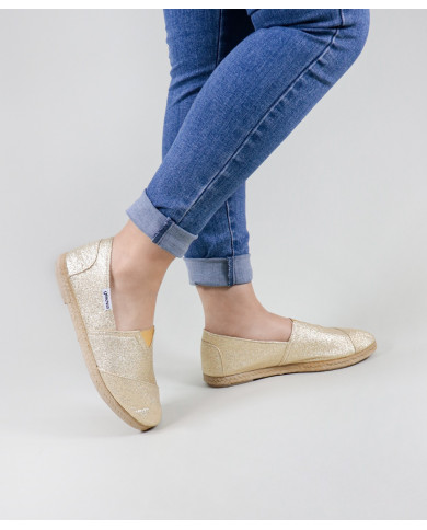 Alpercatas de Senhora Ginova con Brillo