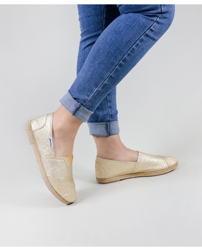 Alpercatas de Senhora Ginova con Brillo