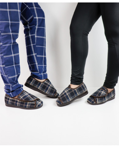 Pantufas en Chest Gray con porcelana interior