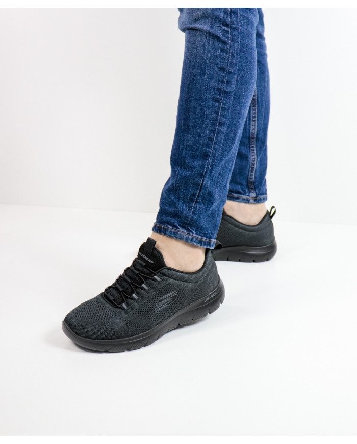 Sapatilhas Pretas Skechers de Homem Louvin