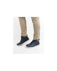 Botas Azuis de Homem Ginova em Pele