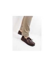 Ginnova Men's Brown Candle Shoes on Skin