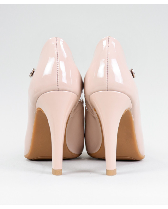 Stilettos Nude de Senhora Ginova in Verniz