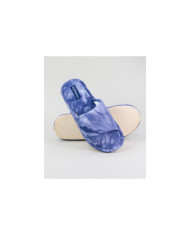 Blue DeFonseca de Senhora Bedroom Slippers Abierto al frente