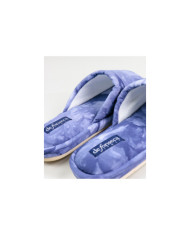 Blue DeFonseca de Senhora Bedroom Slippers Abierto al frente