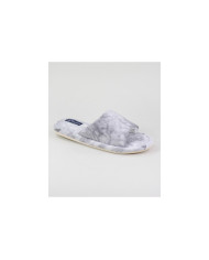 Zapatillas de dormitorio DeFonseca Grey Ladies Abierto al frente