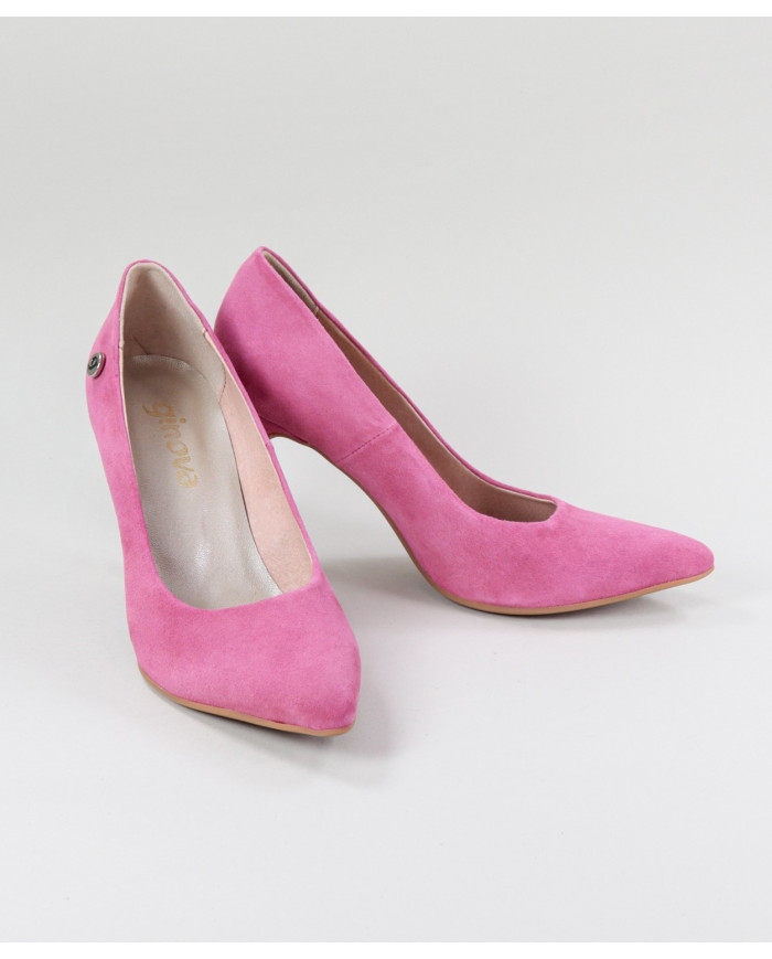 Stilettos de Senhora Ginova en Camurça