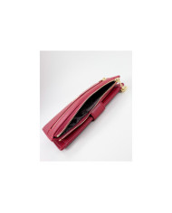Señoras Red Wallet con Front Clasp