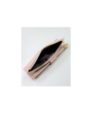 Ladies Pink Wallet with Front Clasp