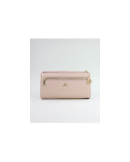 Carteira Rosa de Senhora com Fecho Frontal