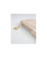 Wallet Lady Beige con cierre frontal