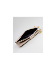 Wallet Lady Beige con cierre frontal