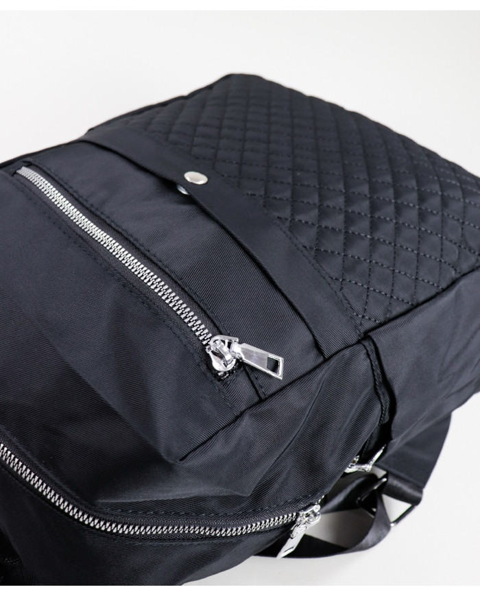 Ladies Black Backpack with Sewing Pattern