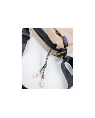 Women's Taupe Bag of Various Clasps in Nylon