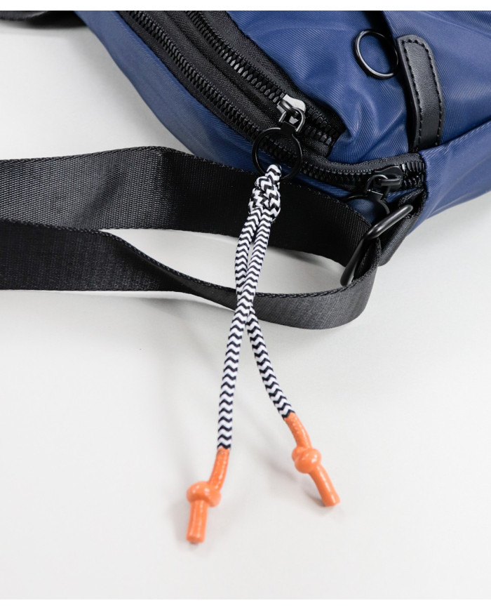 Blue Lady Suitcase of Various Nylon Clasps